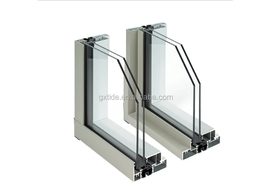 Double Insulated Glass White Color Windows Price Casement Slidin Hun