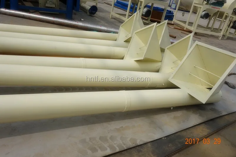 Low cost continuous tile adhesive dry construction mixture mortar mixer