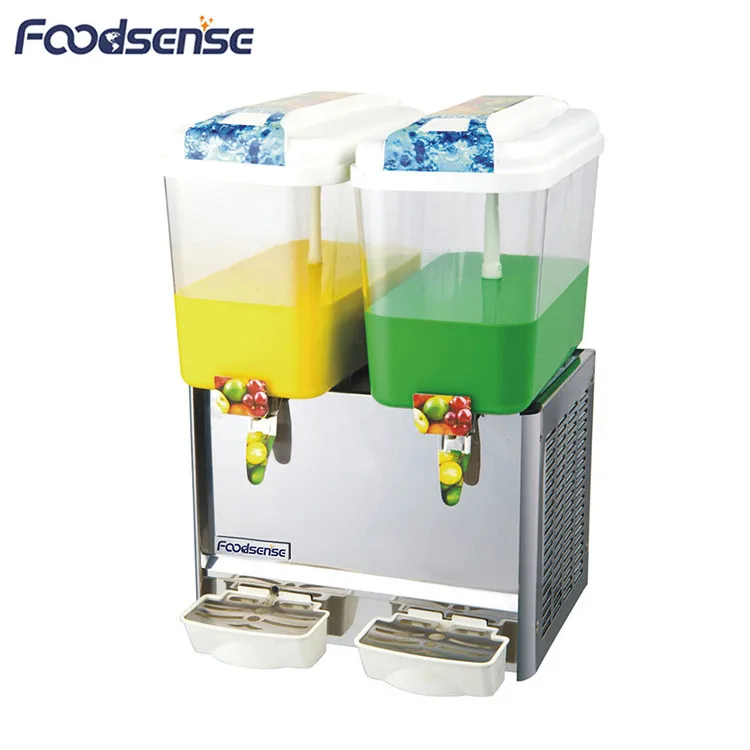 China Industrial Commercial Restaurant Widely Used 2 Tanks Juice Dispenser