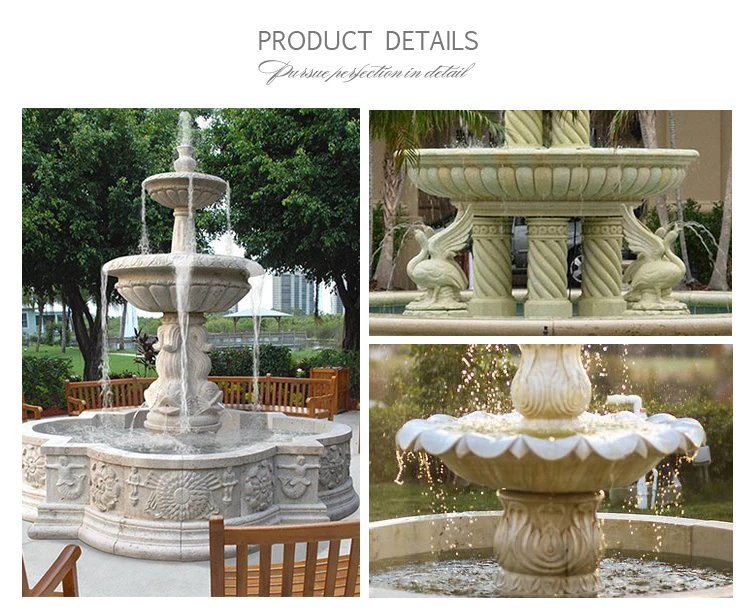 モダンな庭の装飾大きな石の噴水ヨーロッパスタイルの白い大理石の噴水 Buy 装飾屋外噴水 大理石装飾ガーデン噴水 拠点 シンプルなスタイル大大理石屋外庭の噴水装飾噴水拠点 Product On Alibaba Com