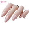 BLJ 03 artifical nail tips pure colour ballet nail tips 24pcs/box with double face adhesive tape wholesale nail art tips