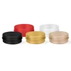 Free sample 5 colors Custom Logo Aluminum Jar , Round Aluminum tin , metal Aluminium cosmetic jar cans