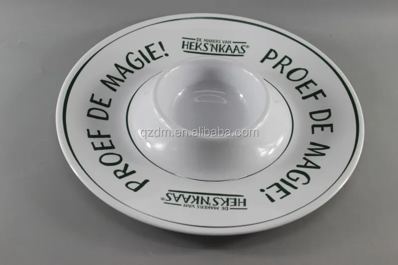 13" Melamine Snacks plate ,Melamine Chips plate