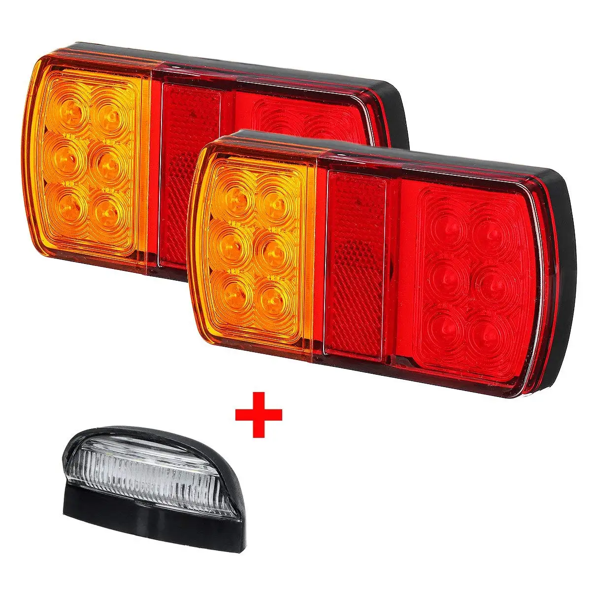 truck number plate lights