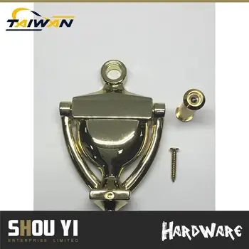 Brass Plated Zinc Antique Brass Wolf Door Knocker Buy Door