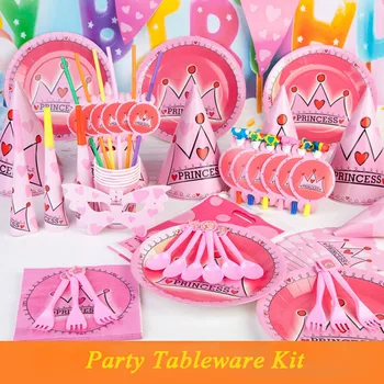 Pink Toddler S Birthday Party Supplies Kit Used For Centerpieces