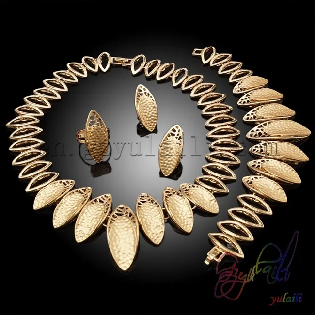 Brazilian Gold Jewelry Wholesale Indian Bridal Jewelry Sets Guangdong
