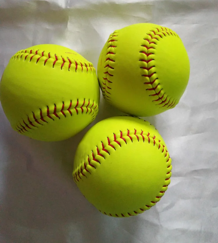 Gelbe Offizielle Grosse 12 Leder Baseball Softball Ball Buy Softball Balle T Ball Softball Product On Alibaba Com