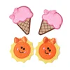 Stock Sew on 3D Felt Cute Kids Logo Machine Embroidered Applique Patches for School Bag and Clothing