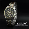 CHENXI 018A 2 Tones Strap 316L Stainless Steel Watches Luxury Watch Men Small Dial Decorate Wristwatches