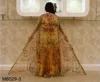 Yifusha leopard printed isis wings for belly dance