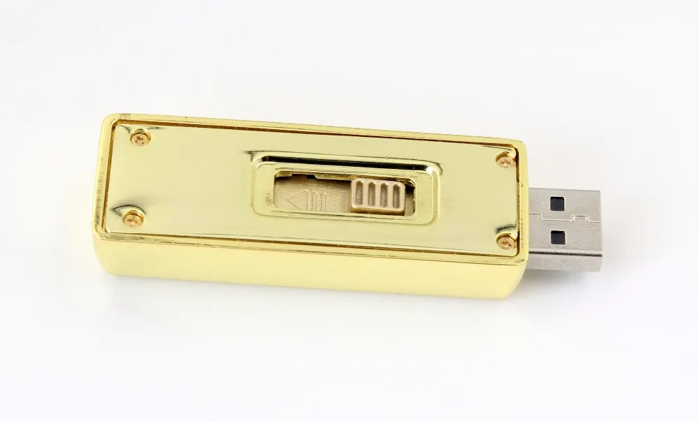 Promotional Gift Unique Design Golden Bar USB Flash Drive Stick 16GB 32GB 64GB - ANKUX.COM