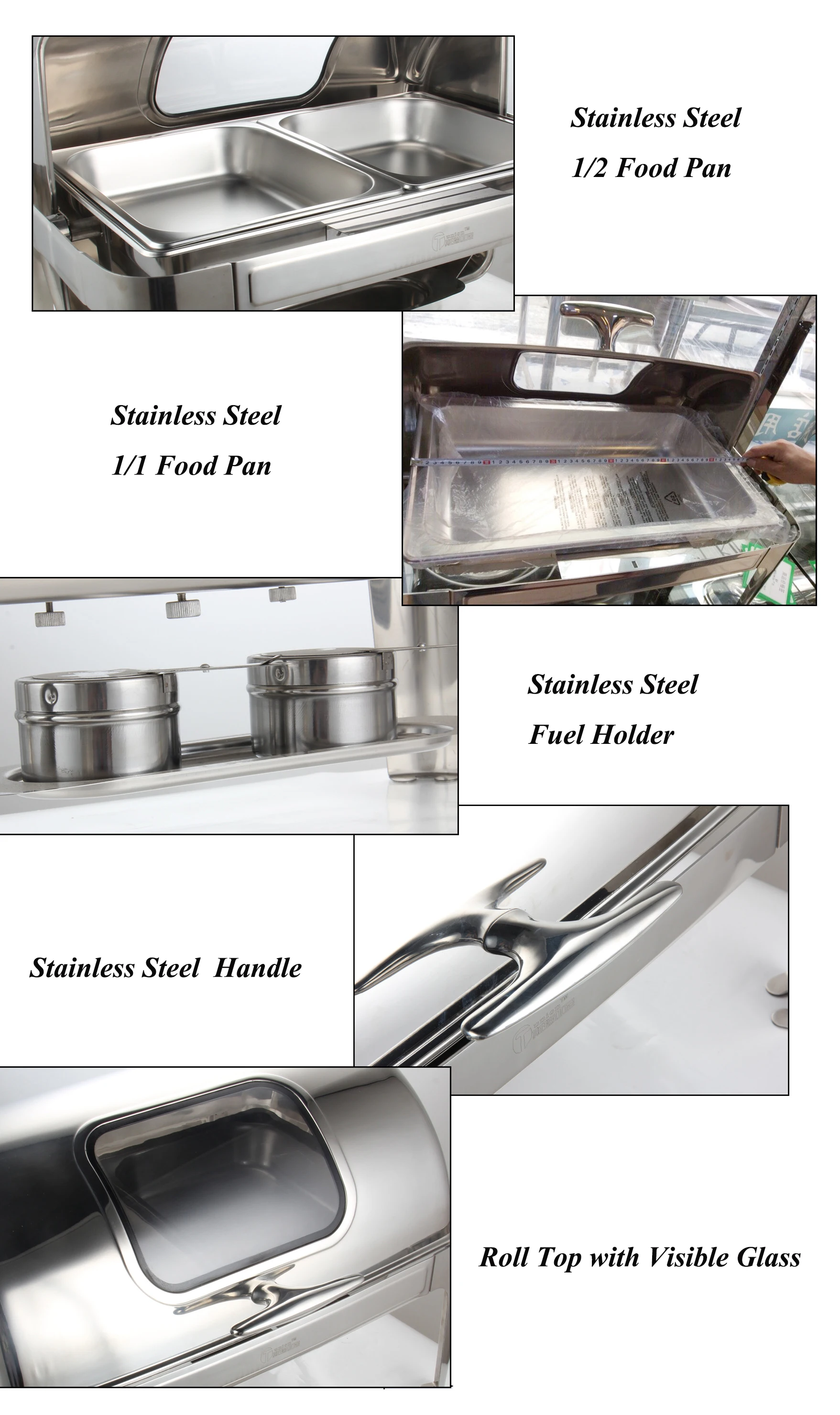 steel chafing dishes