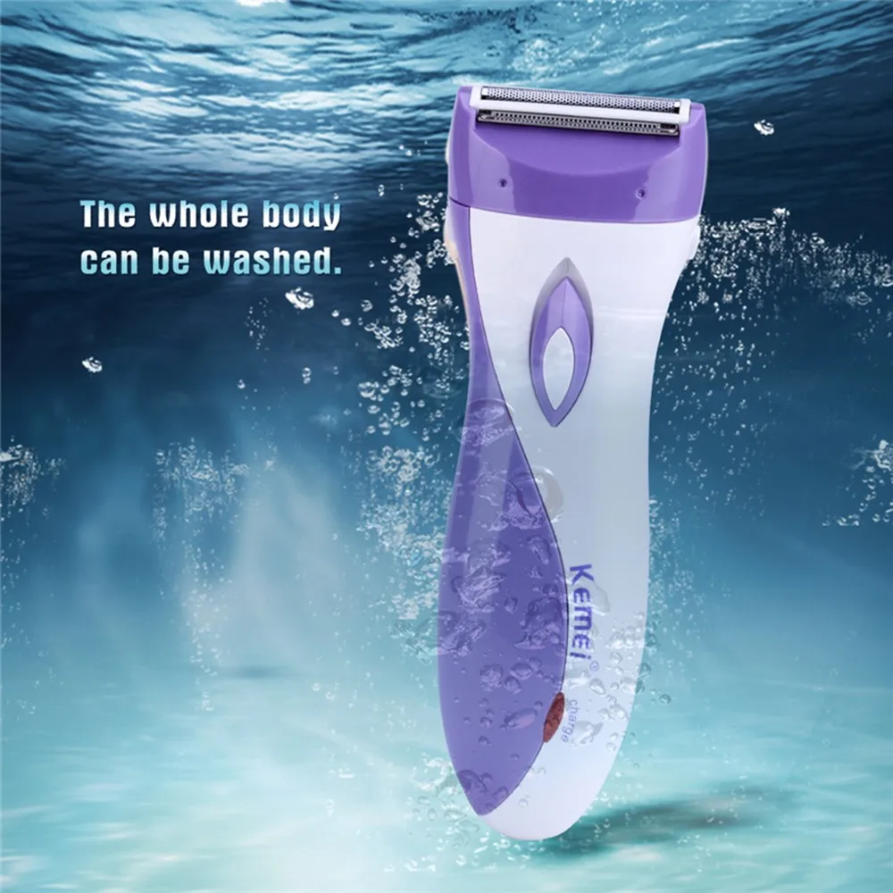 Kemei Female Epilator Rechargeable Shaving And Hair Removal Waterproof Depilator Women Shaver 6500