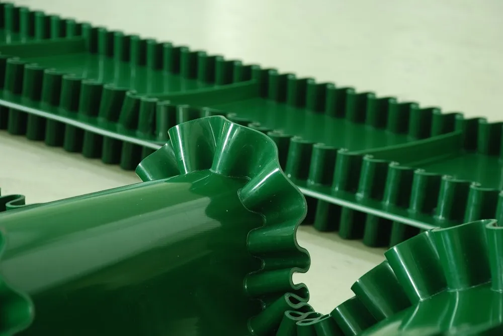 Latest Products In Market Inclined PU cleat conveyor belt with sidewall for all kinds of industry