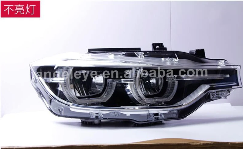 LED Angel Eyes Headlight For BMW F30 F35 318 320 325 328 330 335 2013-2015 Year CN