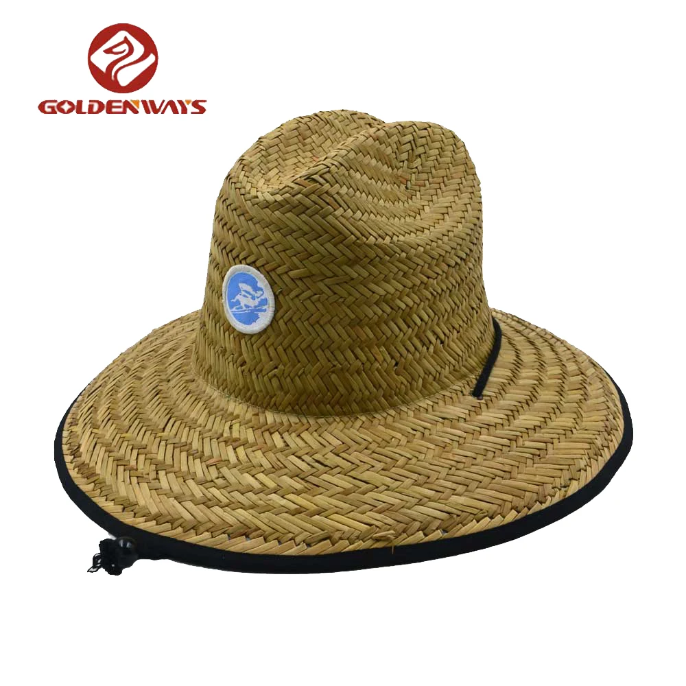 Mens Summer Fishing Surf Straw Hat With Logo Buy Surf Straw Hat,Straw
