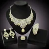 American Diamond Cubic Zirconia Jewelry Set Women Bridal Jewely Extremely Luxury Nigeria Wedding Jewelry