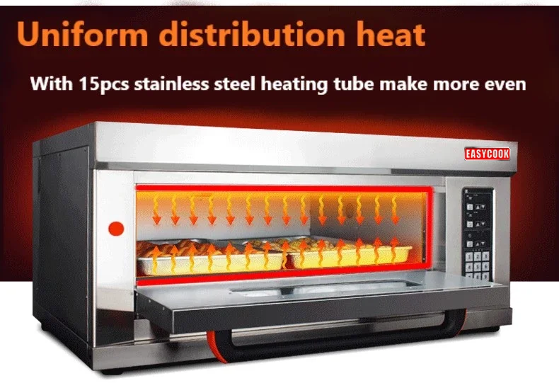 Intelligent Fullautomatic Bread Bakery Oven Price Single Deck Double
