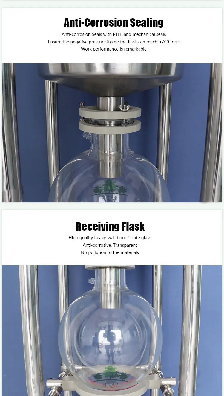 Hjlab Stainless Steel Buchner Filtering Funnel With 50l Glass Receiving