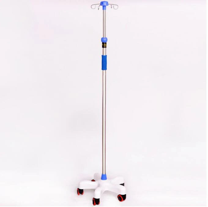Adjustable Lv Drip Hanger Hospital Fluid Stand Hospital Iv Fluid Stand