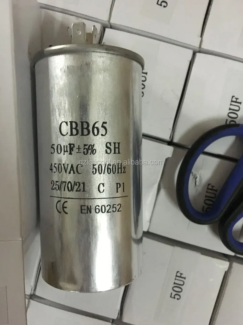 Конденсатор cbb65 50uf 450v