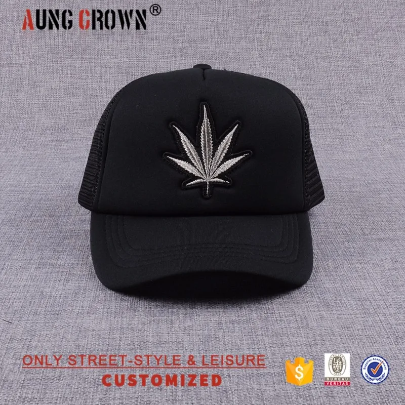 Custom Running Embroidered Trucker Hat - No Minimum Back Trucker Mesh Cap