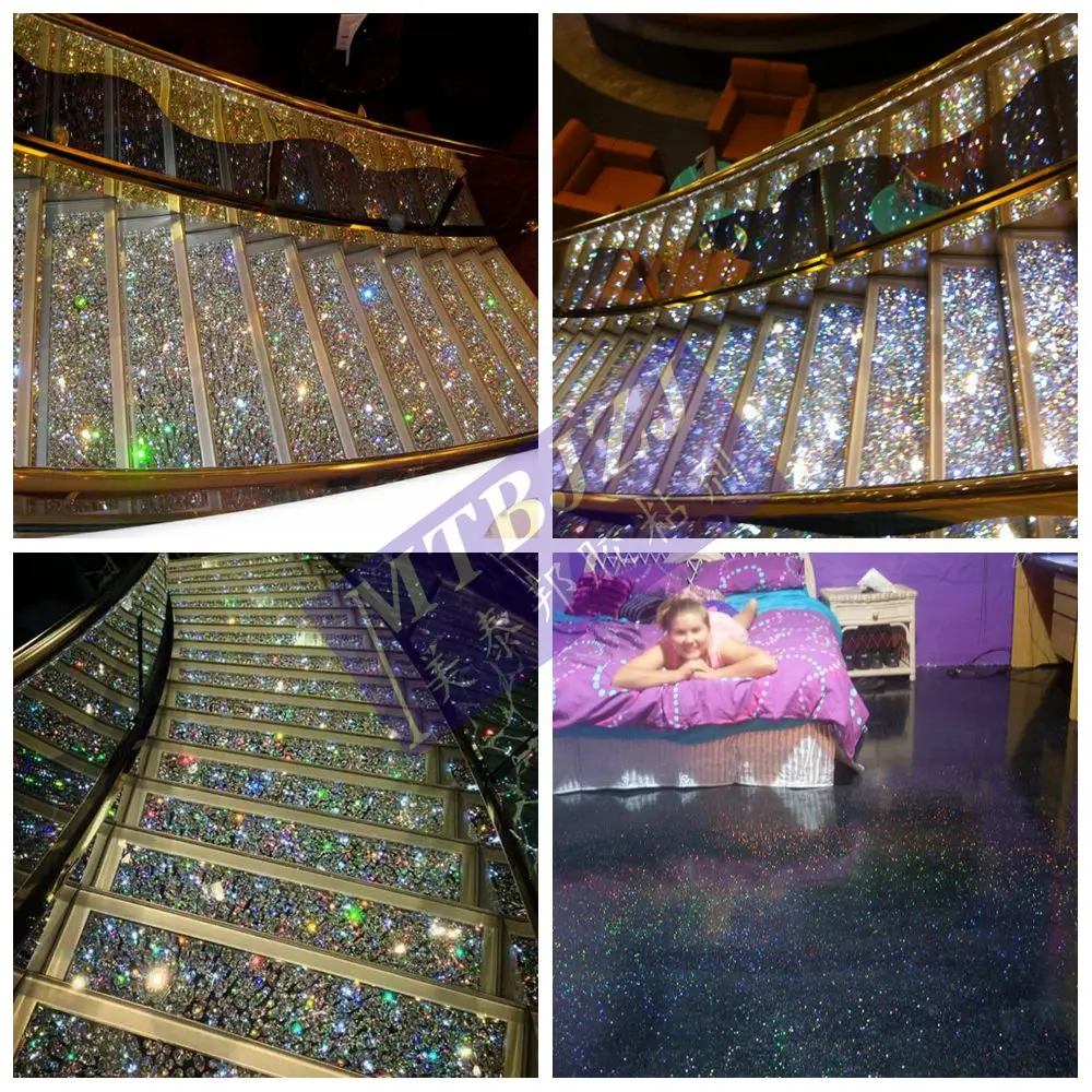 Holographic Glitter Floor Epoxy Resin View Epoxy Floor Mtbjzj