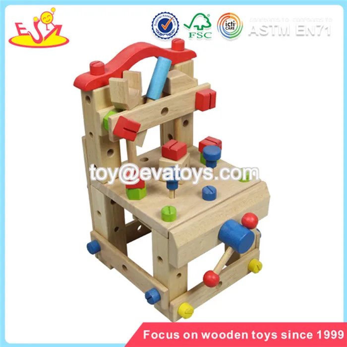Wholesale Fashionable Kids Wooden Tools Bench Toy With Customize
