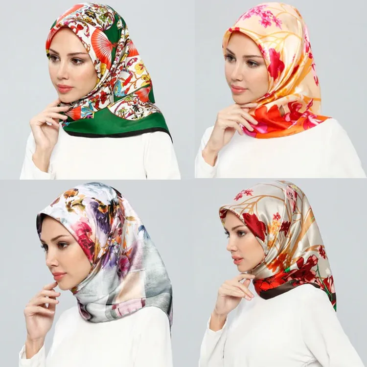 Как красиво завязывать на голове по мусульмански платок
