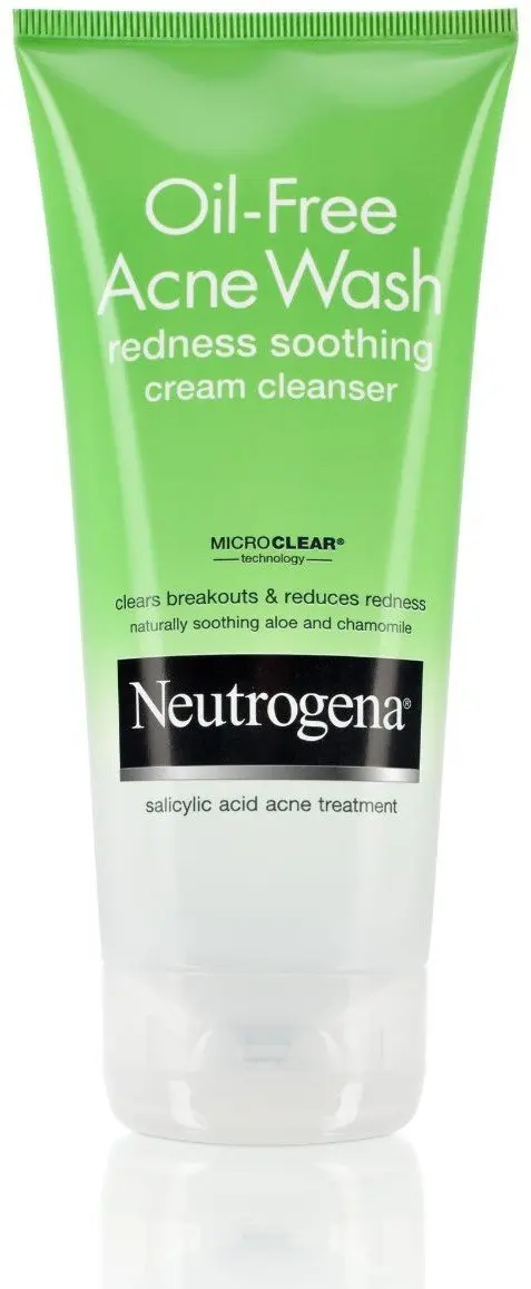 oil free acne wash cream cleanser
