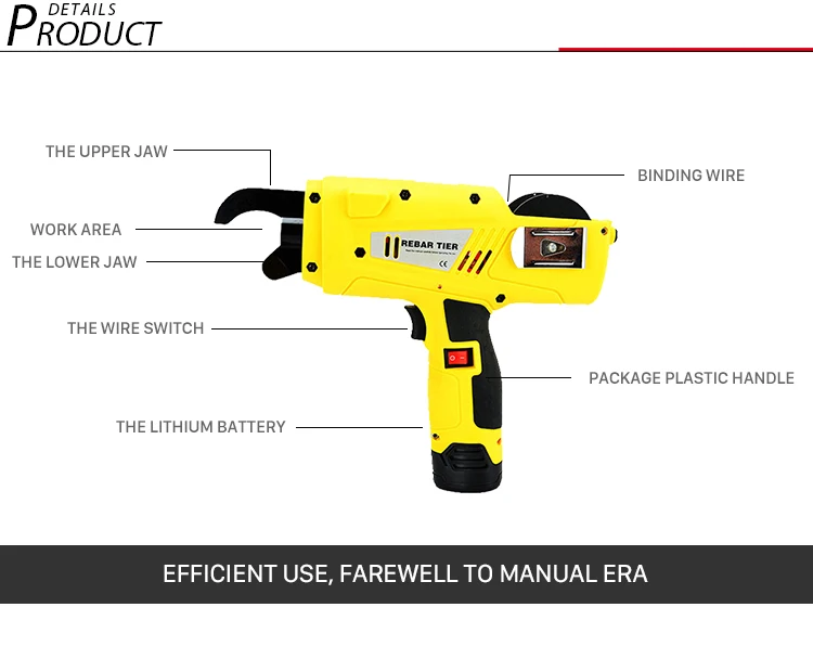 automatic rebar tying wire machine with factory price