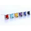 Hot Seller 10mm Big Square Diamond Studs