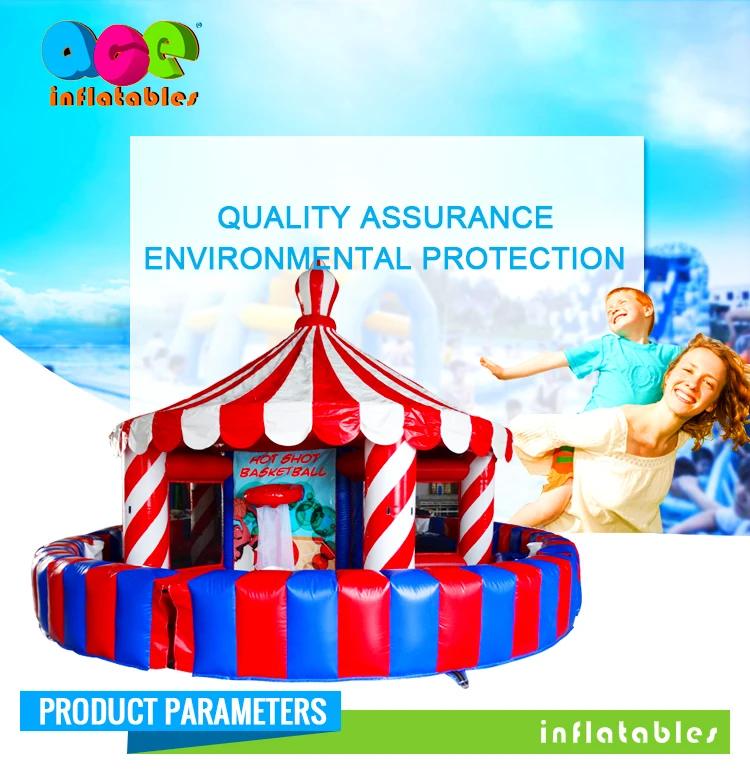 Commercial Customized Inflatable Merrygoround Bouncy Castles Tent For