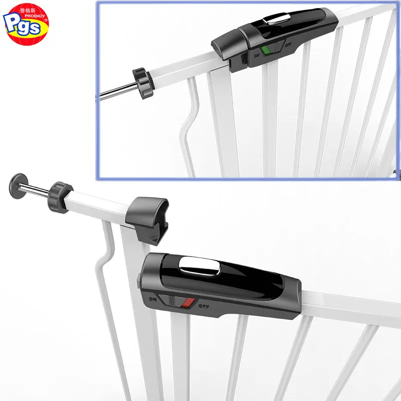 Metal Baby Gate Pet Fence Gate Protective Barrier For Children Stairs Auto Close Babies Kids Toddler