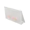 soft loop handle plastic bag toiletry bag men ziplock bag with hanger