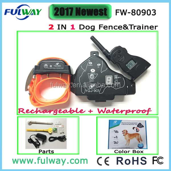 
Pet Area Safe Wireless Radio In-Ground Electric Pet Dog Fence System With Remote Trainer 