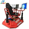 3Dof 4Dof 6Dof Motion Racing Simulator 9D VR Coin Operated Three Screen Car Driving Simulator