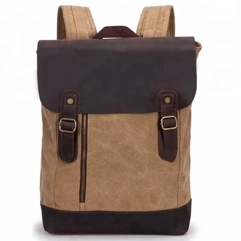 stylish canvas backpack