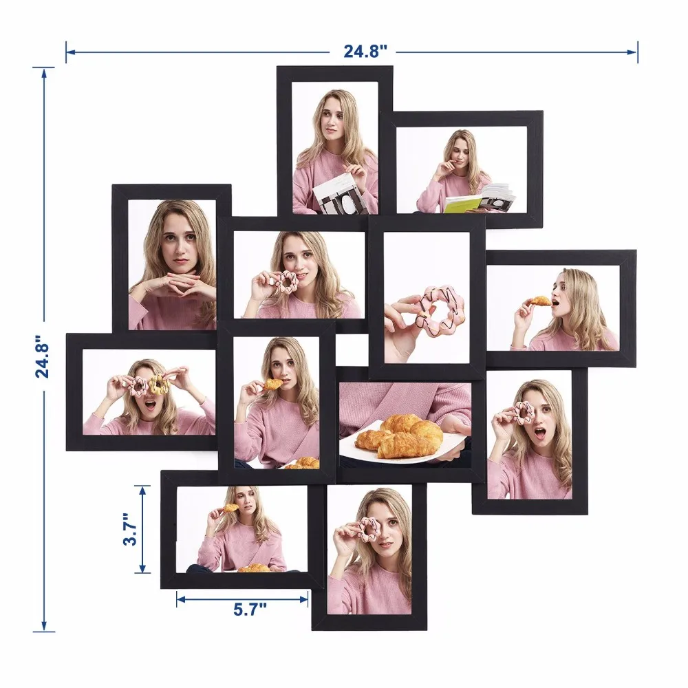 4x6 Large Wall Mounting Multiple Wood Collage Picture Frames Buy