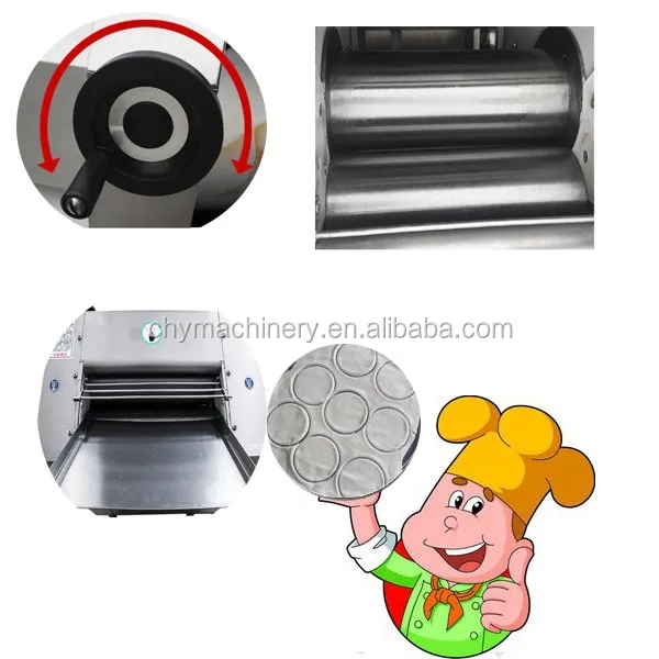 Automatic Industrial Dough Press Machine Dough Roller Dough Sheeter For