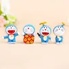 Hot Sale 30-35mm 4pcs Toy Series Fashion Decoration Cartoon Doraemon Resin Furnishing Articles