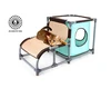 The sisal cat jumps the platform; Cat play center; cat shuttle climbing frame to make the pet toy ;animal sleeping cattery