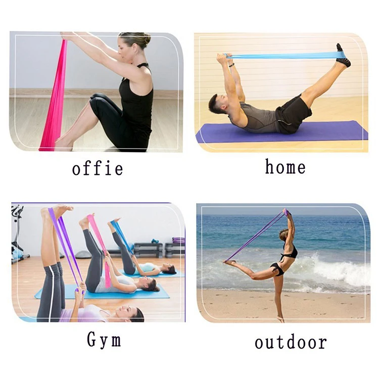 Wholesale Elastic Yoga Band Elastic Band For Exercise Gym Resistance Bands