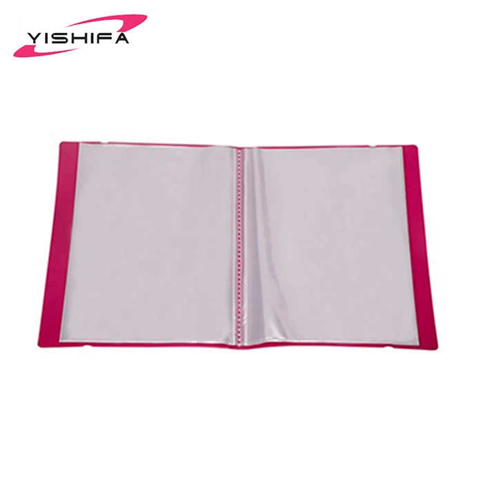 Plastic Material Clear Book File A4 Display Book With High Quality