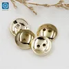 SK Newest design 18L uv gold color fancy 2 holes ABS plastic abs coat button for garment
