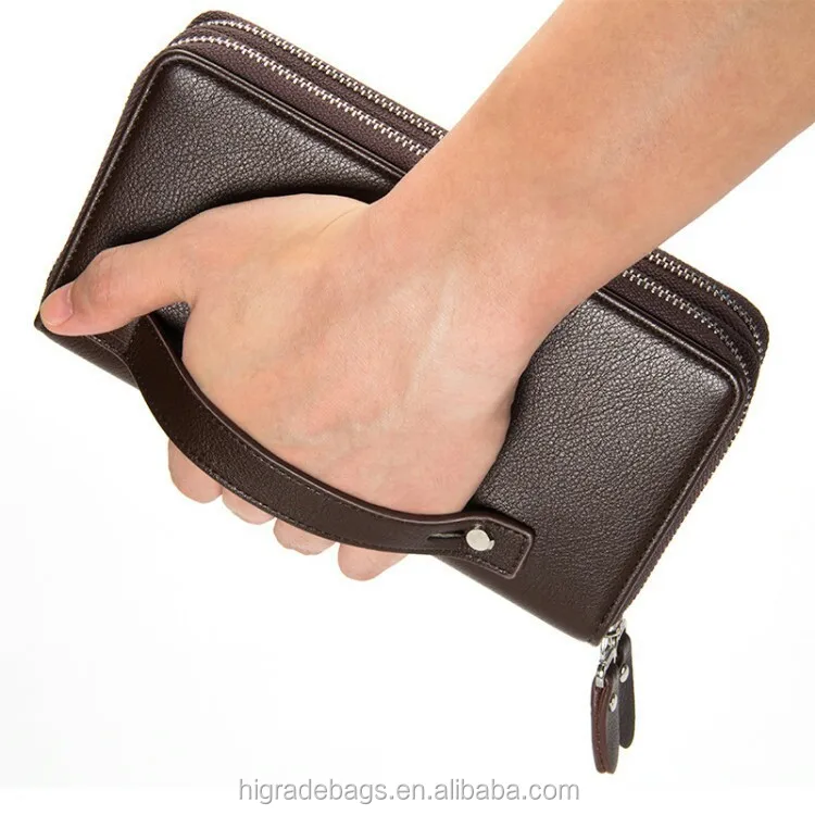 Cartera Para Hombre,Bolso,Cartera Con Doble Cremallera - Buy Doble  Cremallera Cartera,Bolso,Cartera De Los Hombres Product on Alibaba.com