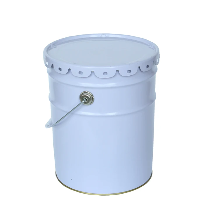 Empty Wholesale Tin Plate Pail 20/ 10 Liter Tin Bucket With Lid From