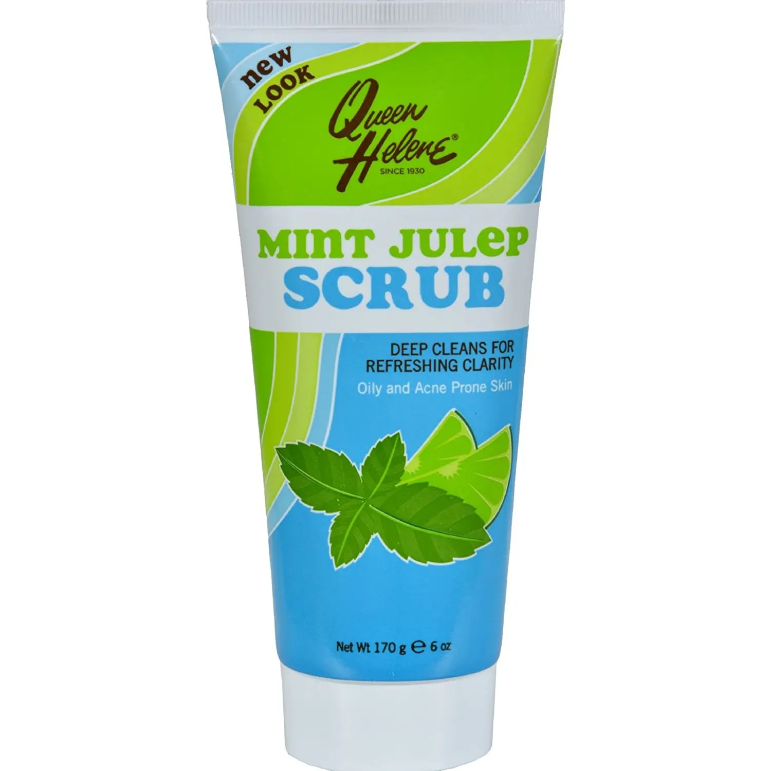Queen Helene Refreshing Natural Facial Scrub Mint Julep -- 6 oz by Queen Helene