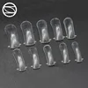 100PCS Clear Dual Nail System Form Full Cover Acrylic Nail Mold For UV Nail Art with Scale